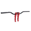 8.5" Tall Inside Pullback Handlebar Risers Kit for Harley Davidson-5