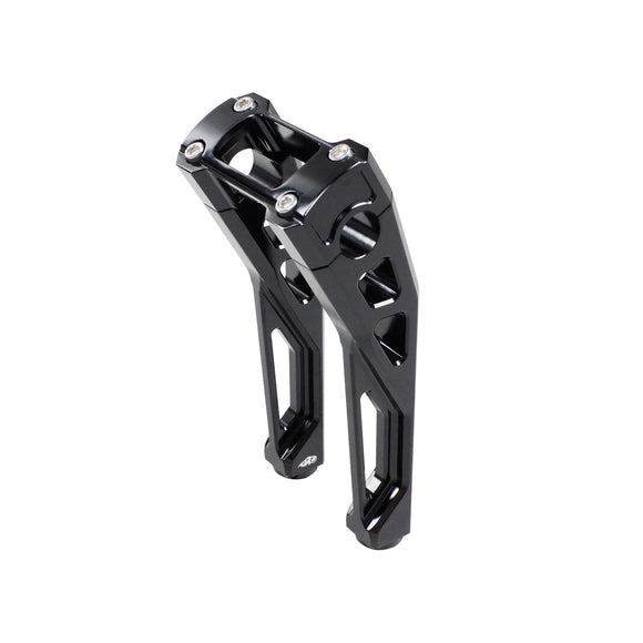 8.5" Tall Inside Pullback Handlebar Risers Kit for Harley Davidson 