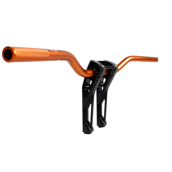 8.5" Tall Inside Pullback Handlebar Risers Kit for Harley Davidson 