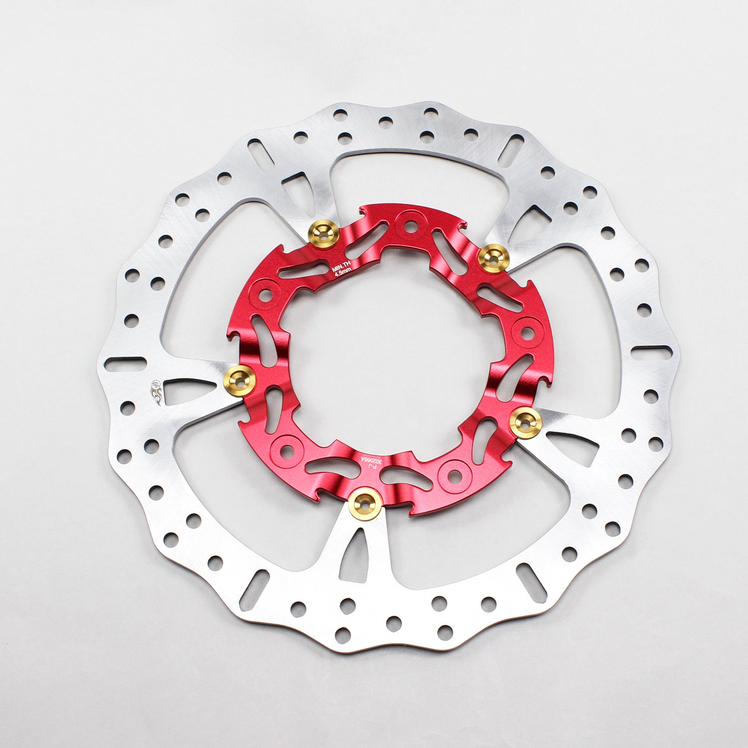 2PC 14" Big Real Floating Red Front Brake Rotors for Harley Davidson 09-23 Touring Models