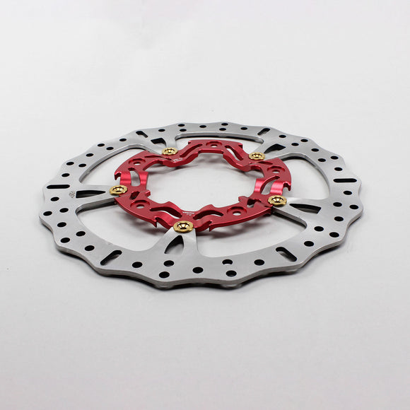 Red 14.0" Front Floating Brake Rotor for Enforcer