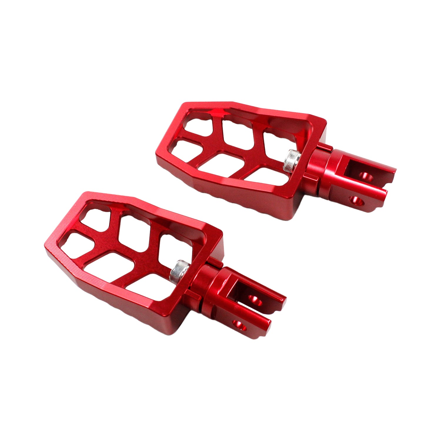 Red Passenger Footpegs for Harley Davidson 2018-2023 Softail FX Models - 0