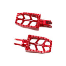 Red Passenger Footpegs for Harley Davidson 2018-2023 Softail FX Models-3