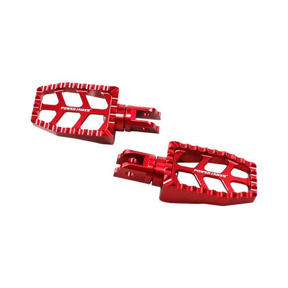 Red Passenger Footpegs for Harley Davidson 2018-2023 Softail FX Models
