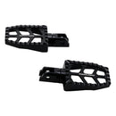 Black Passenger Footpegs for Harley Davidson 2018-2023 Softail FX Models-1