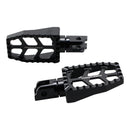 Black Passenger Footpegs for Harley Davidson 2018-2023 Softail FX Models-2