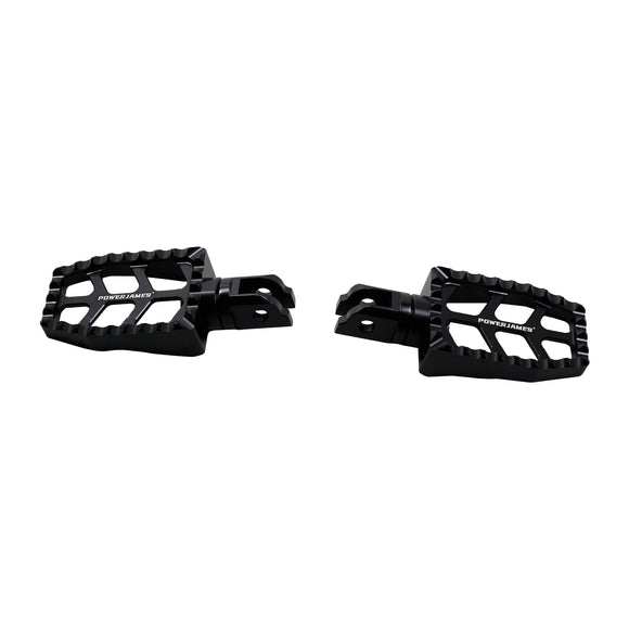 Black Passenger Footpegs for Harley Davidson 2018-2023 Softail FX Models