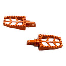 Baja orange Hollow Out design Footpeg for Harley Davidson 17-before Softail FX Models-1