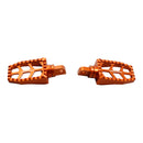 Baja orange Hollow Out design Footpeg for Harley Davidson 17-before Softail FX Models-2