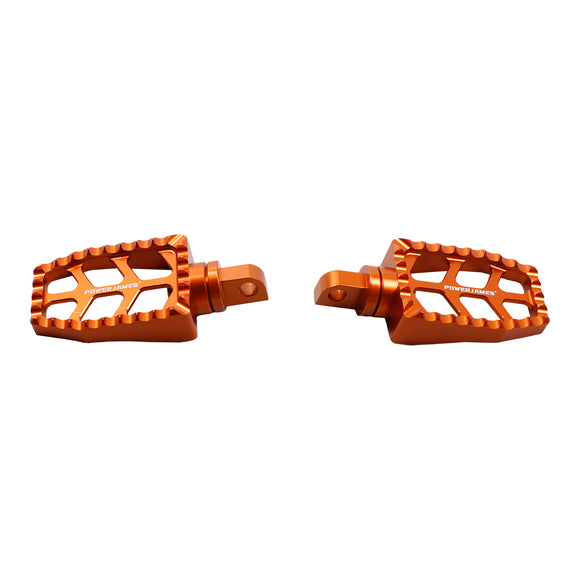 Baja orange Hollow Out design Footpeg for Harley Davidson 17-before Softail FX Models