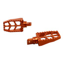 Baja orange Hollow Out design Footpeg for Harley Davidson 17-before Softail FX Models-4