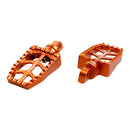 Baja orange Hollow Out design Footpeg for Harley Davidson 17-before Softail FX Models-5