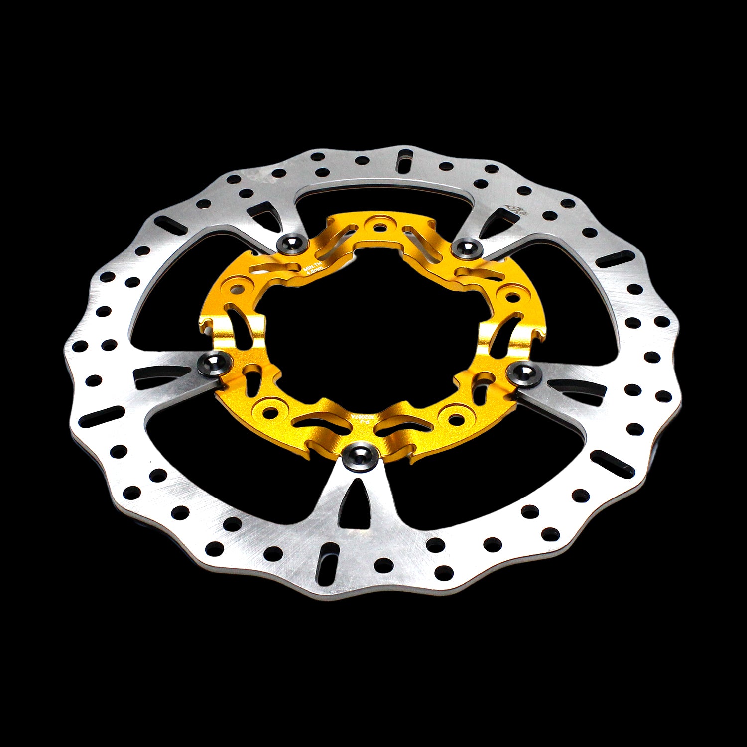 Gold 14.0" Front Floating Brake Rotor for Impeller
