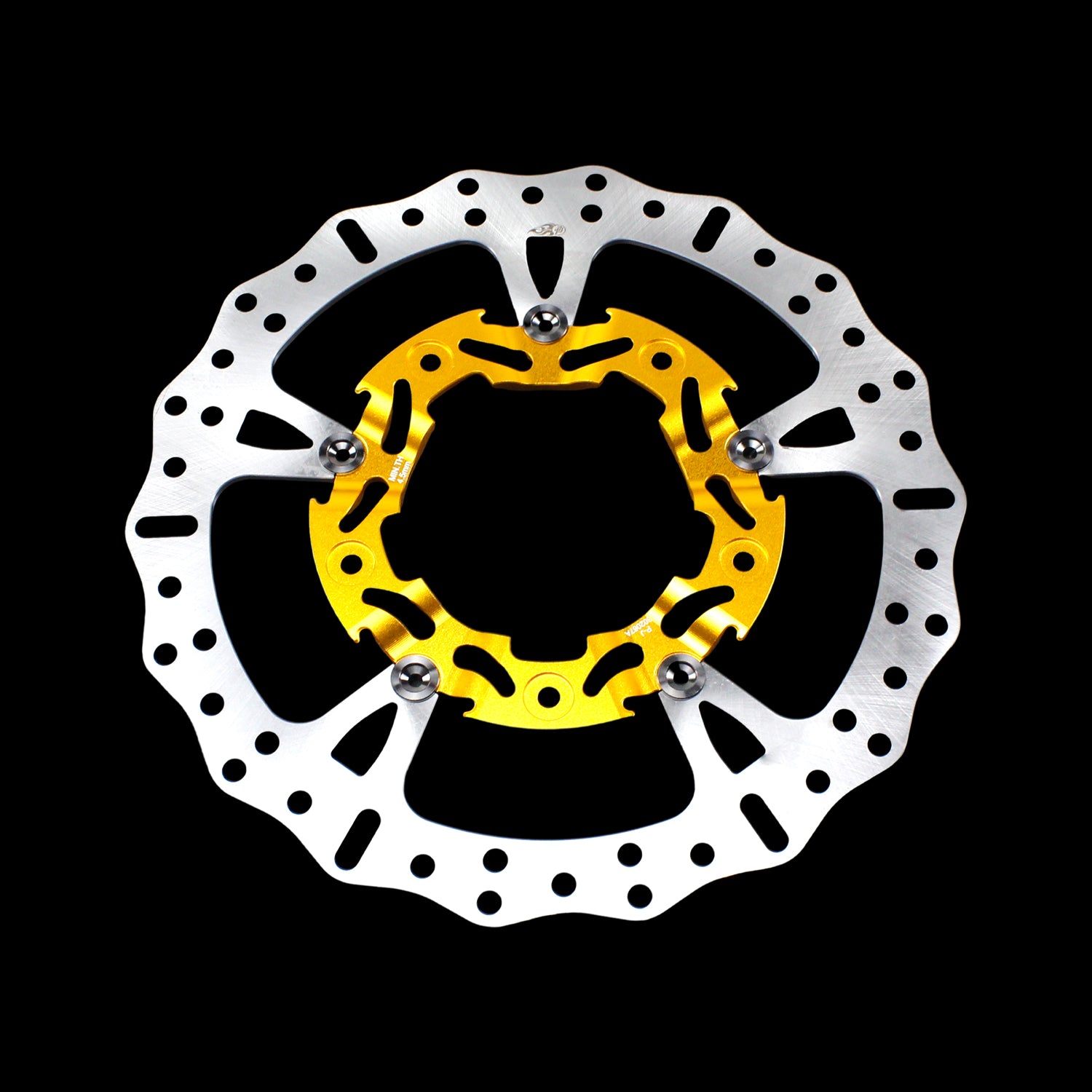 Gold 14.0" Front Floating Brake Rotor for Impeller