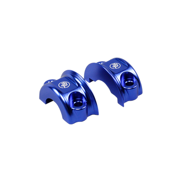 Blue Left& Right Handlebar Clamp Lever Bracket for Harley Davidson 08-23 Touring