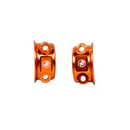 Orange Left& Right Handlebar Clamp Lever Bracket for Harley Davidson 08-23 Touring-2