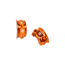 Orange Left& Right Handlebar Clamp Lever Bracket for Harley Davidson 08-23 Touring-3