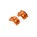 Orange Left& Right Handlebar Clamp Lever Bracket for Harley Davidson 08-23 Touring-4