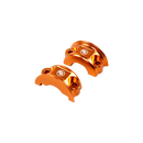 Orange Left& Right Handlebar Clamp Lever Bracket for Harley Davidson 08-23 Touring-5