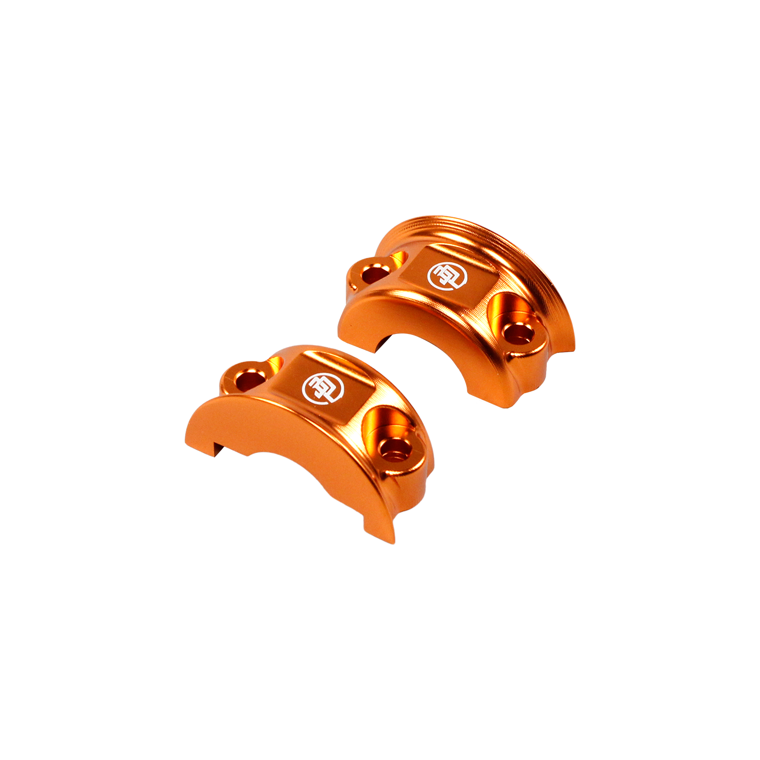 Orange Left& Right Handlebar Clamp Lever Bracket for Harley Davidson 08-23 Touring