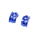 Blue Left& Right Handlebar Clamp Lever Bracket for Harley Davidson 08-23 Touring-5