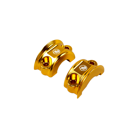 Red Left&  Right Handlebar Clamp Lever Bracket for Harley Davidson 08-23 Tourings