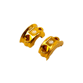 Red Left&  Right Handlebar Clamp Lever Bracket for Harley Davidson 08-23 Tourings - 0