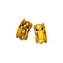 Red Left&  Right Handlebar Clamp Lever Bracket for Harley Davidson 08-23 Tourings-4