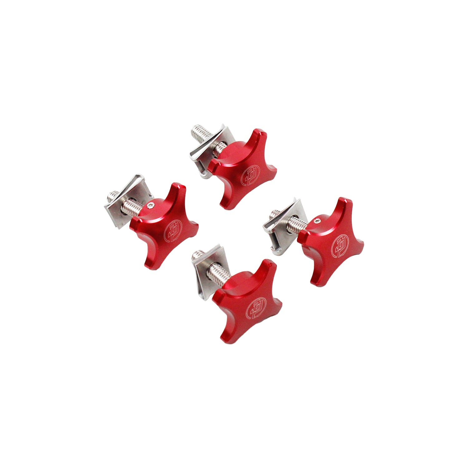 Red Mounting Bolts for Harley Davidson Touring Saddlebags