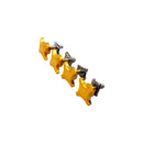 Gold Saddlebag Mounting Bolts for Harley Davidson Touring-3