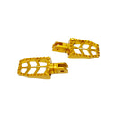 Gold Passenger Footpegs for Harley Davidson 2018-2023 Softail FX Models-1