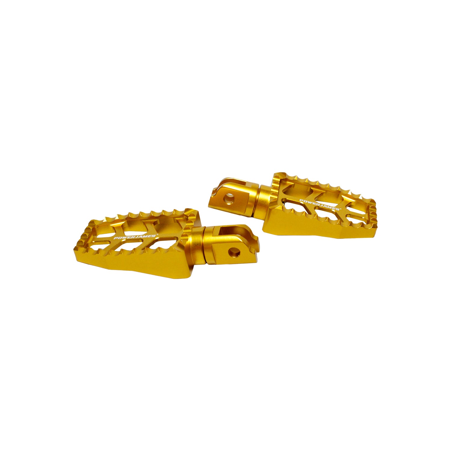 Gold Passenger Footpegs for Harley Davidson 2018-2023 Softail FX Models - 0