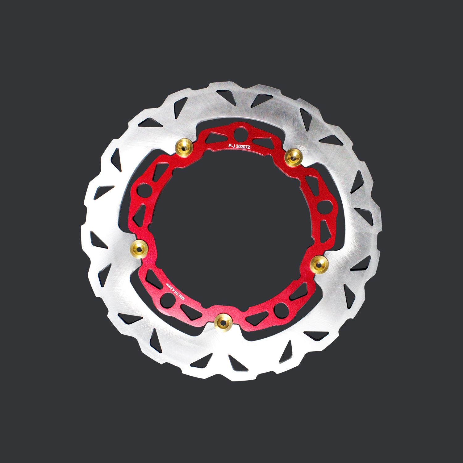12.6" Red Front Brake Rotor For Sportster 1250 S
