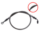 27.5" Smokey Black Upper Brake Line for Harley  Softail 18-Later Models-3