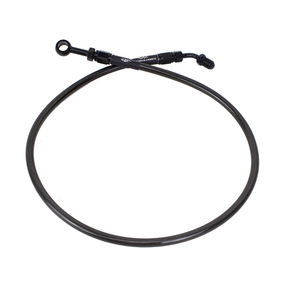 27.5" Smokey Black Upper Brake Line for Harley  Softail 18-Later Models