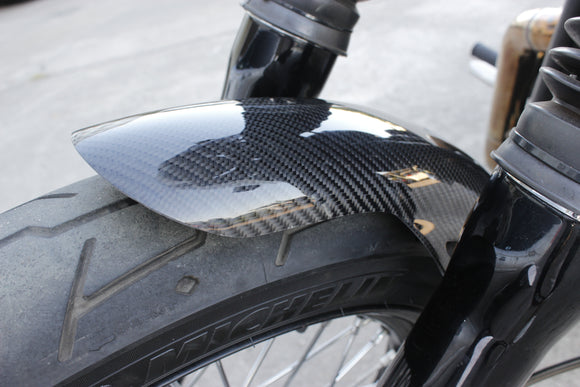 100%  Carbon Fiber Front Fender for Harley Davidson 2007-2023 Street Bob