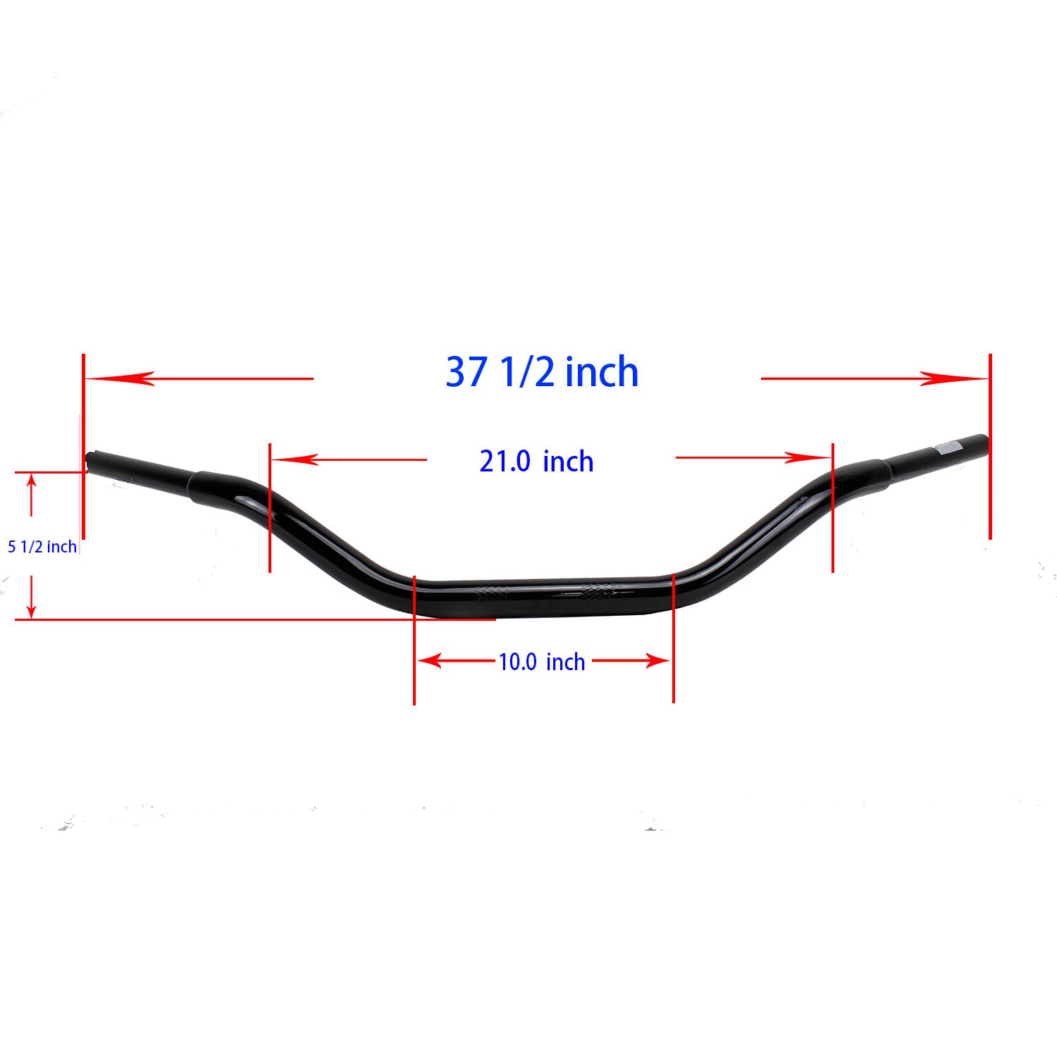 1 1/4 Inch Drag Handlebar for Harley Davidson Fat Boy, Breakout