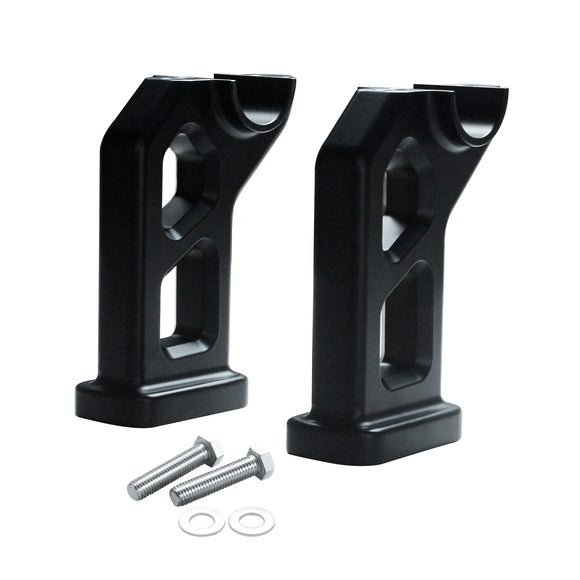 5.0" Black Handlebar Risers For 2018-25 Fat Bob