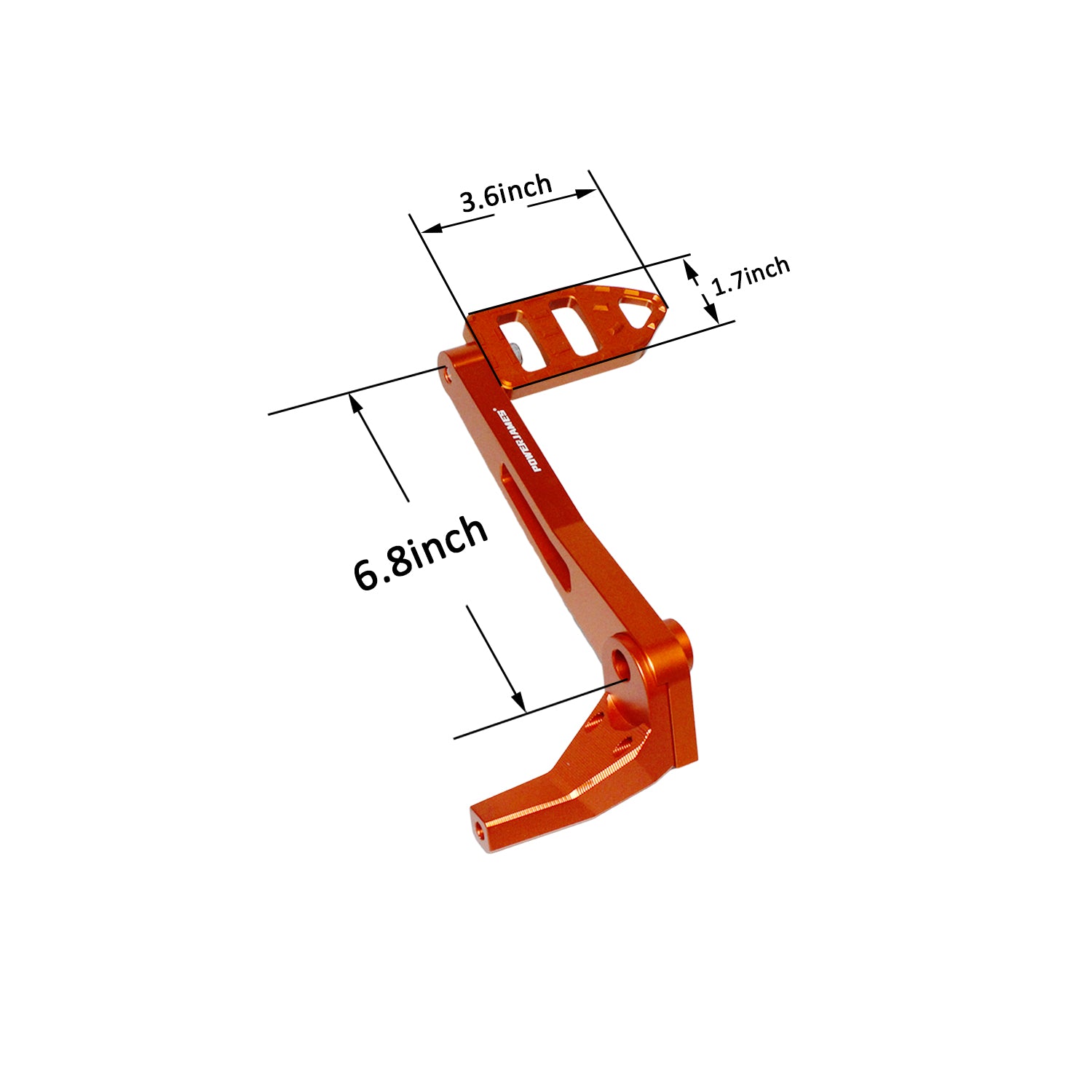 Orange Foot Pedal Brake Lever  for Harley Davidson 2018-2023 Softail