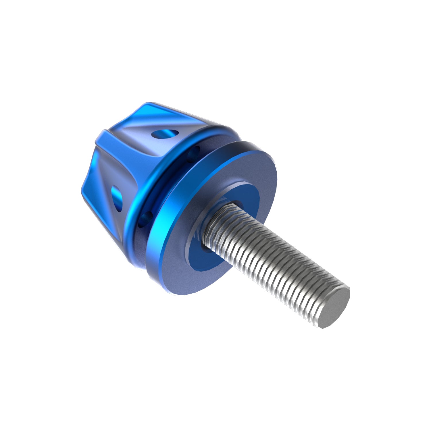 Blue Seat Screw for Harley Davidson Rear Fender