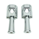 Piston Design -1.0" Risers Kit -4.3" Height- Chrome-5