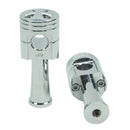 Piston Design -1.0" Risers Kit -4.3" Height- Chrome-2