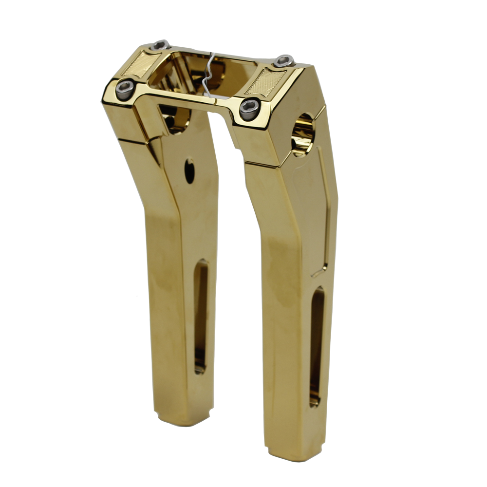 8.0" Gold Pullback Risers Kit for Harley FXBB Softail Standard 2018 19 20 21