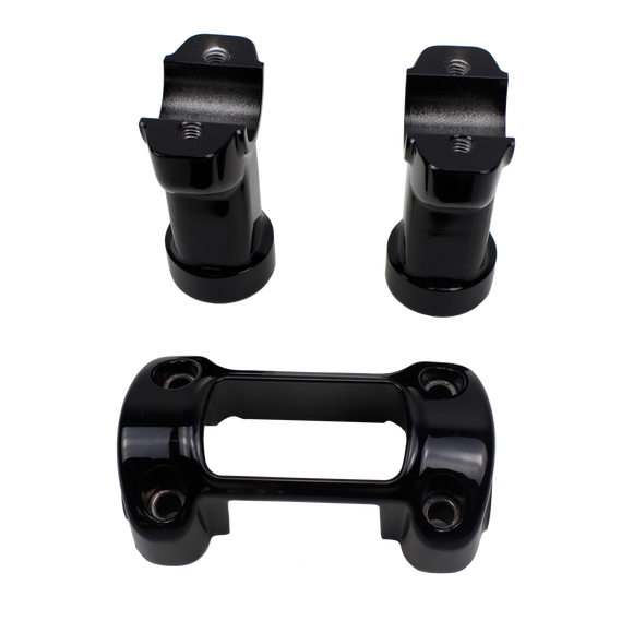 3 1/2" Height Straight Risers for Breakout  Black