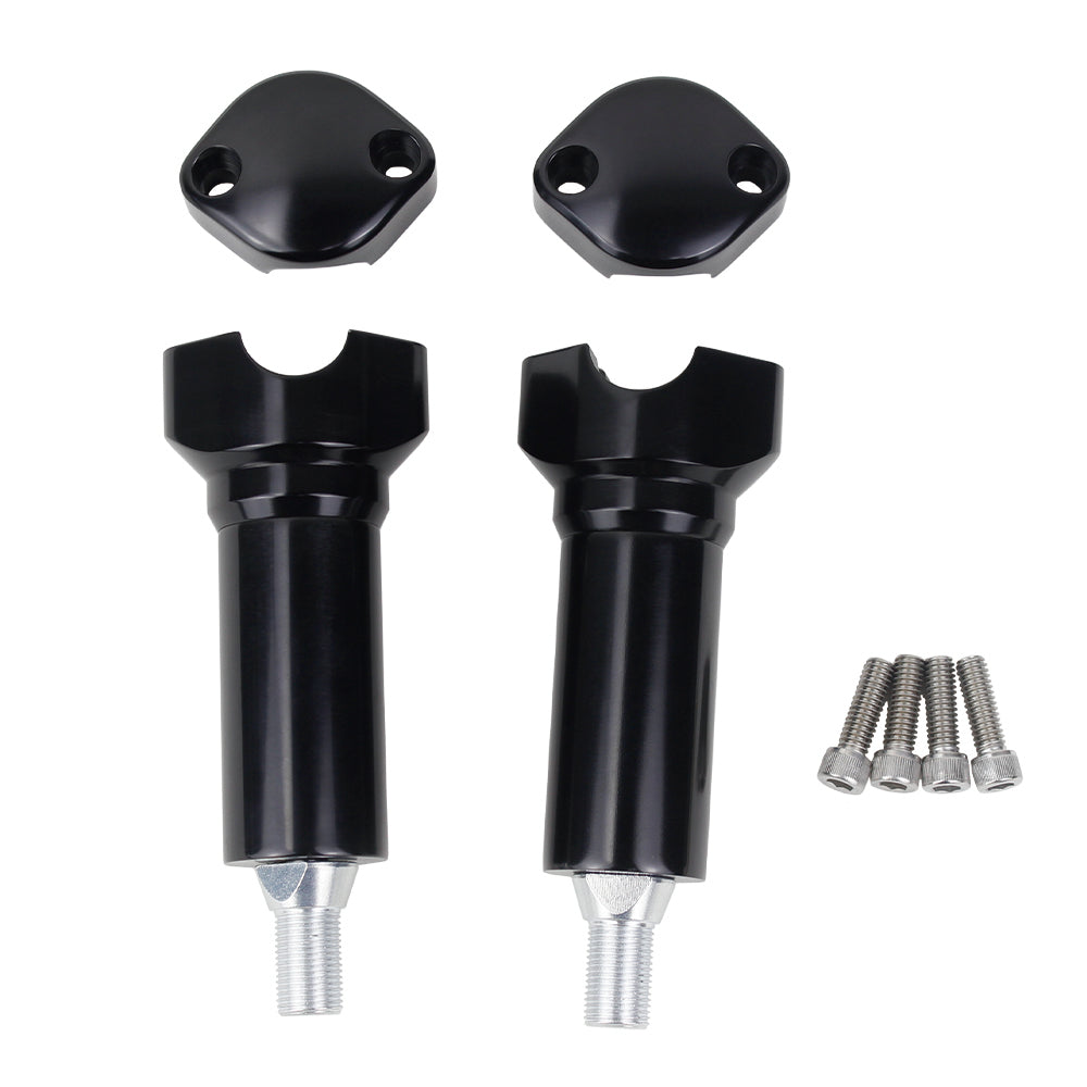 5.0 " Tall Handlebar Risers Kit for Harley Davidson Springer Models with 1.0" Clamping Cover