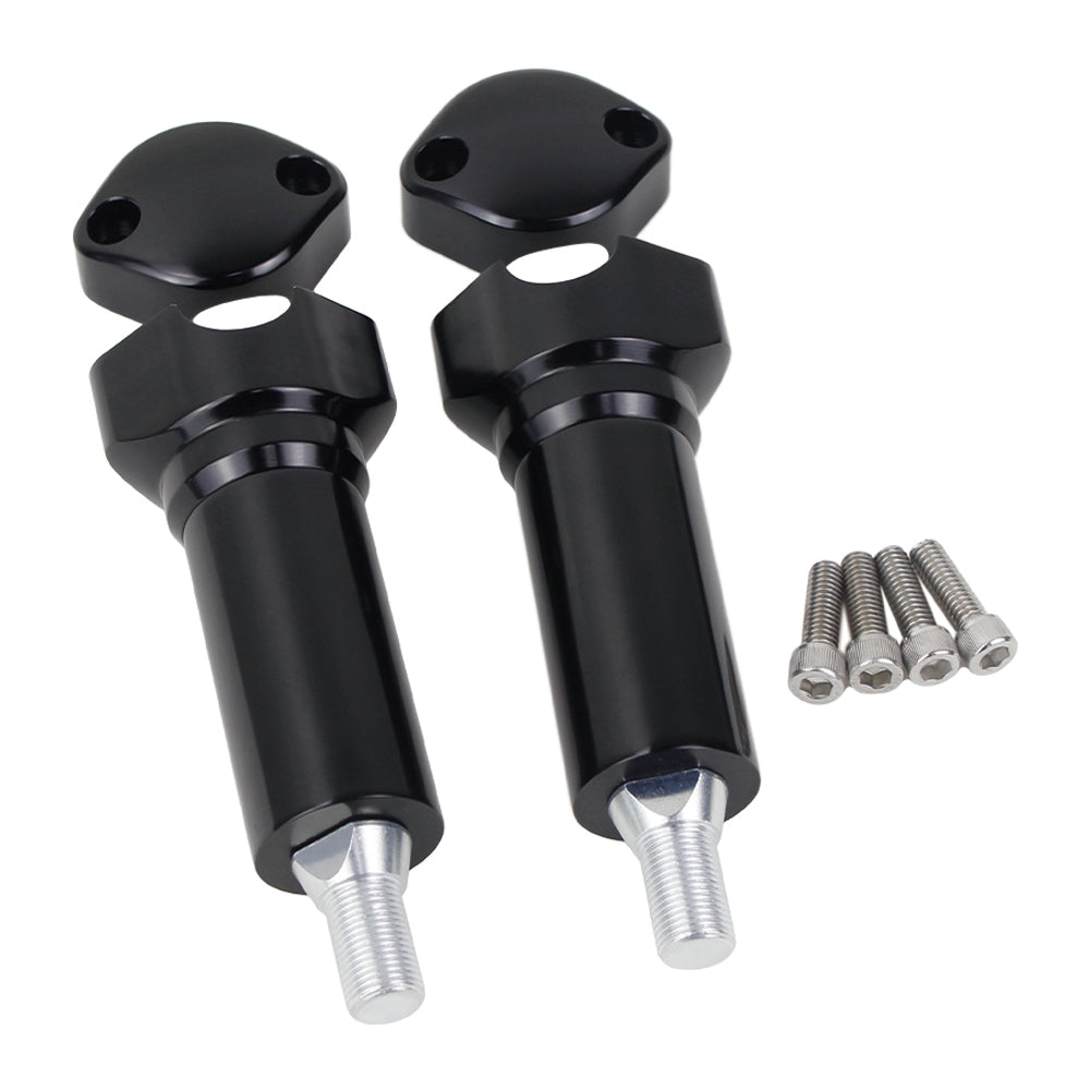 5.0 " Tall Handlebar Risers Kit for Harley Davidson Springer Models with 1.0" Clamping Cover