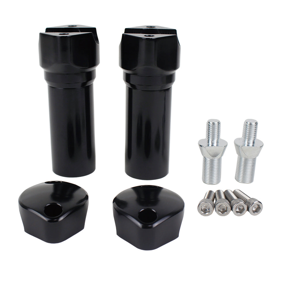 5.0 " Tall Handlebar Risers Kit for Harley Davidson Springer Models with 1.0" Clamping Cover