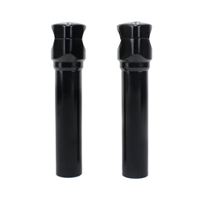 8.0 " Tall Black Handlebar Risers Kit for Harley Davidson Softail Springer Models - 0