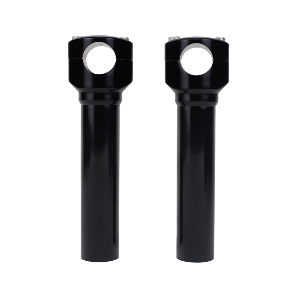 8.0 " Tall Black Handlebar Risers Kit for Harley Davidson Softail Springer Models