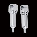 5.0 " Tall Handlebar Risers Kit for Harley Davidson Springer Models with 1.0" Clamping Cover-5